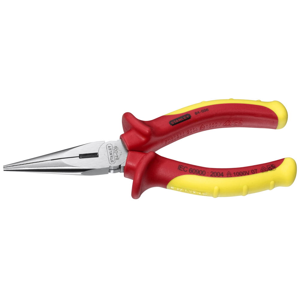 Stanley 0-84-006 MAXSTEEL VDE 1000 V szigetelt félkerekcsőrű fogó, egyenes kivitel, 160 mm termék fő termékképe