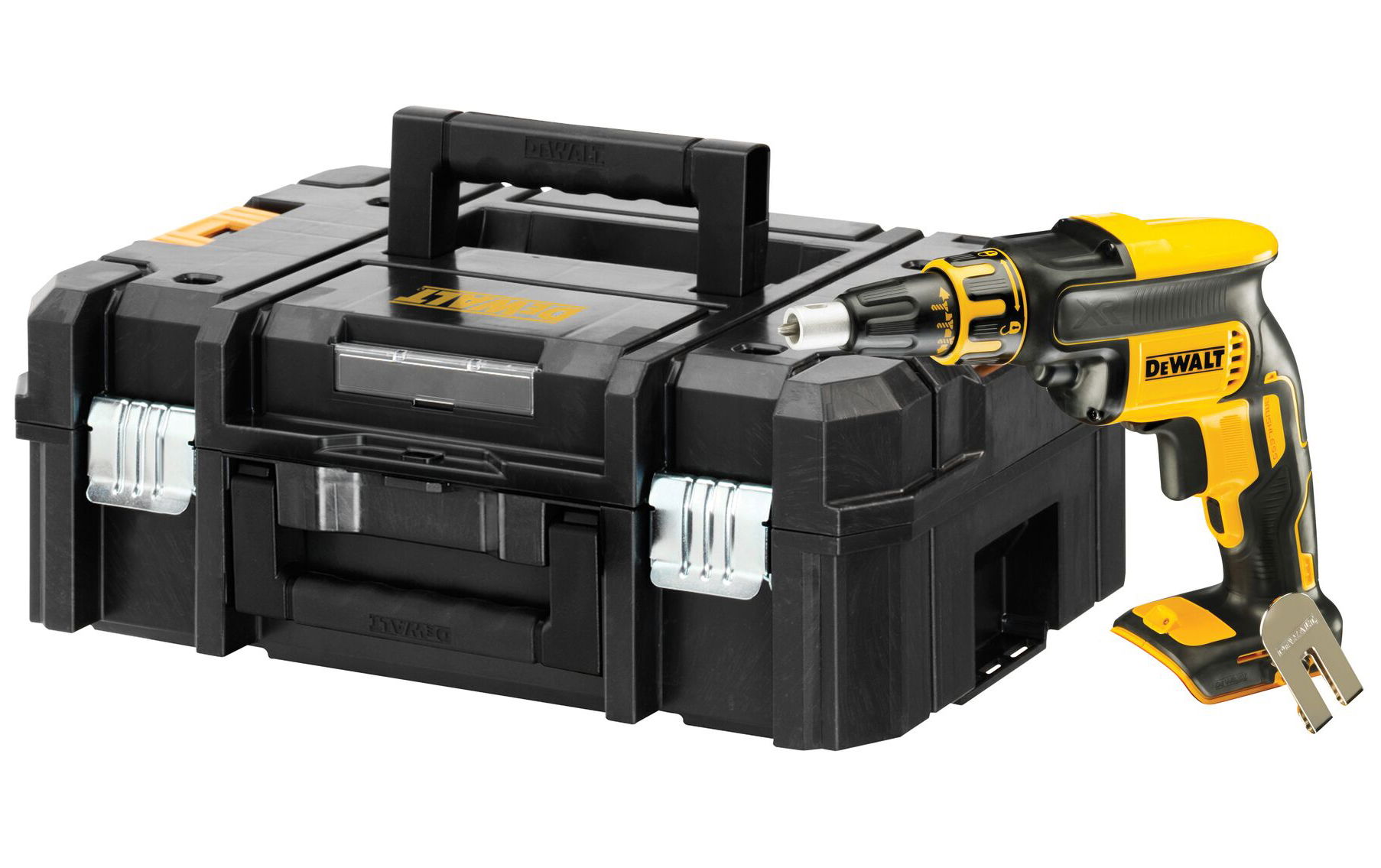 Dewalt DCF620NT szénkefe nélküli akkus gipszkarton csavarozó (akku és töltő nélkül, TSTAK kofferben) termék fő termékképe